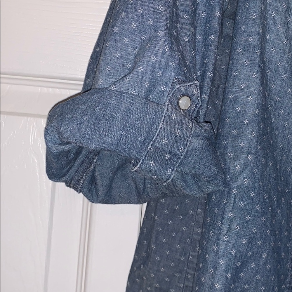 Lane Bryant Chambray Button-Up - image 3